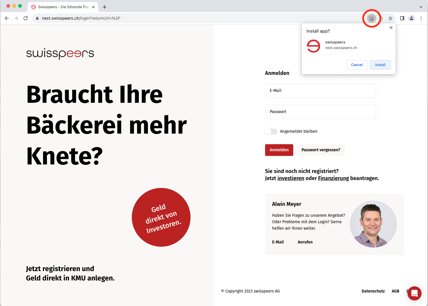 Swisspeers-PWA-MacOS-Chrome