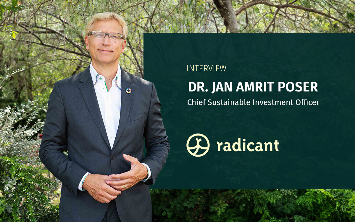 nachhaltiges anlegen sustainable finance jan amrit poser radicant sdg un nachhaltigkeitsziele