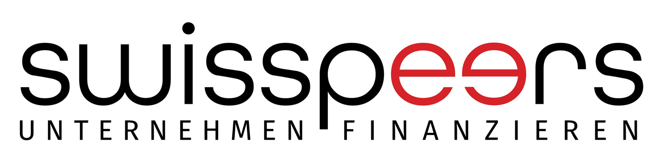 swisspeers Logo Tagline Unternehmen finanzieren